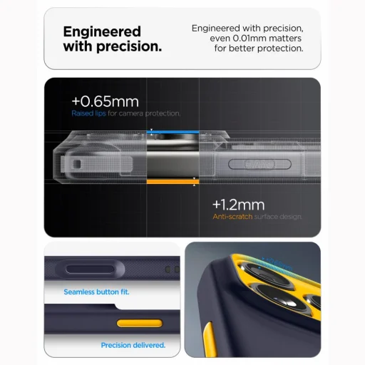 Tmavomodré puzdro Spigen Nano Pop MagSafe pre iPhone 17 Pro Max / 18 Pro Max - 7