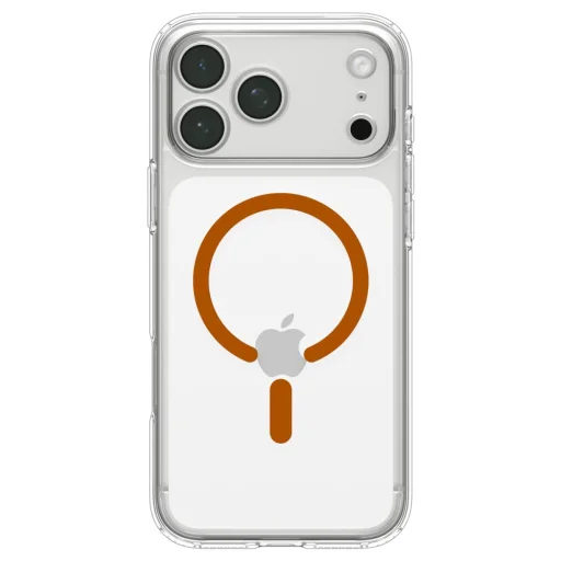 Apple iPhone 17 Pro / 18 Pro priehľadný / oranžový kryt Spigen Ultra Hybrid Mag MagSafe - 4