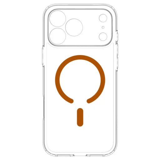 Apple iPhone 17 Pro / 18 Pro priehľadný / oranžový kryt Spigen Ultra Hybrid Mag MagSafe - 5