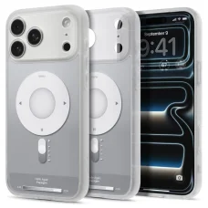 iPhone 17 Pro Max / 18 Pro Max klasické strieborné puzdro Spigen Ultra Hybrid MagSafe