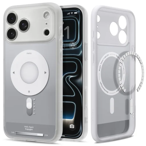 iPhone 17 Pro Max / 18 Pro Max klasické strieborné puzdro Spigen Ultra Hybrid MagSafe - 2