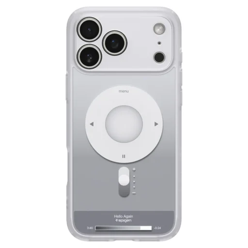 iPhone 17 Pro Max / 18 Pro Max klasické strieborné puzdro Spigen Ultra Hybrid MagSafe - 3