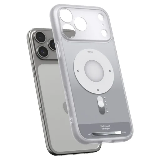iPhone 17 Pro Max / 18 Pro Max klasické strieborné puzdro Spigen Ultra Hybrid MagSafe - 4