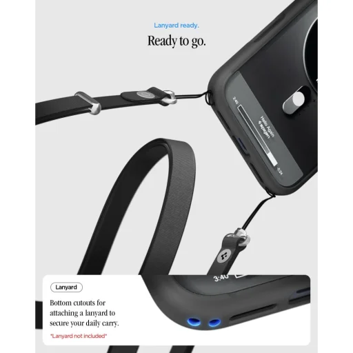 iPhone 17 Pro Max / 18 Pro Max klasické čierne puzdro Spigen Ultra Hybrid MagSafe - 11