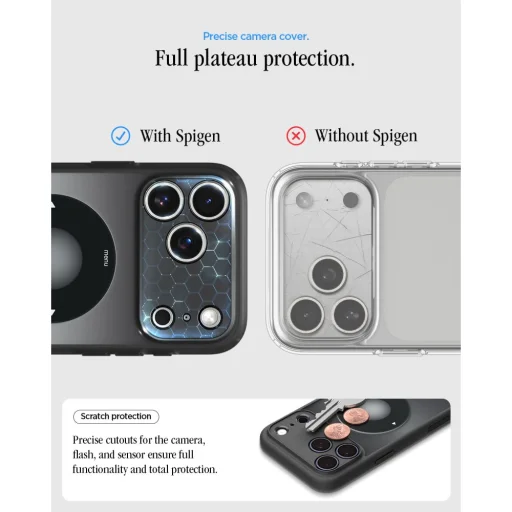 iPhone 17 Pro Max / 18 Pro Max klasické čierne puzdro Spigen Ultra Hybrid MagSafe - 7