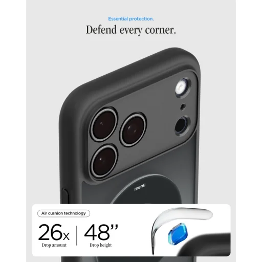 iPhone 17 Pro Max / 18 Pro Max klasické čierne puzdro Spigen Ultra Hybrid MagSafe - 10