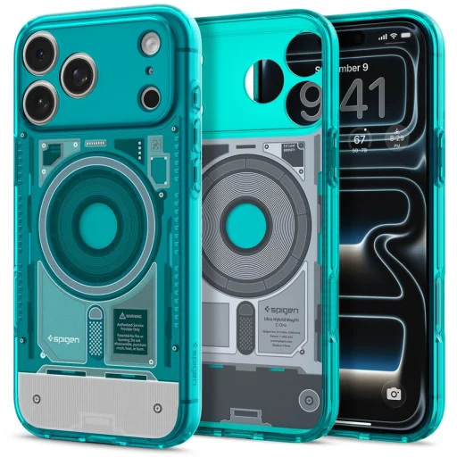 Apple iPhone 17 Pro Max / 18 Pro Max Spigen Ultra Hybrid MagSafe puzdro, C-One Bondi Blue - 1