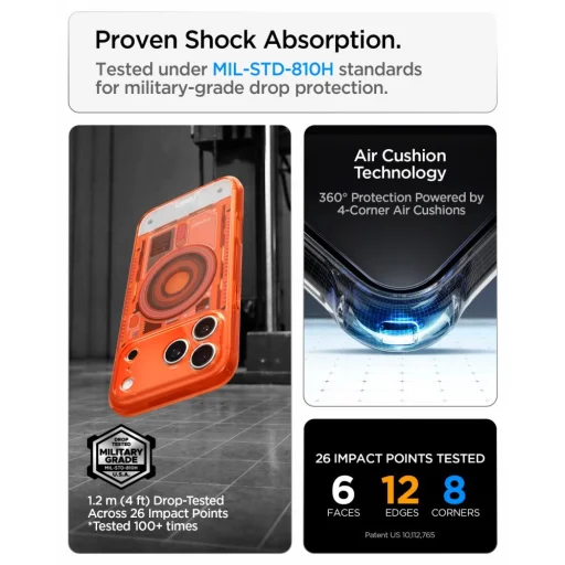 Apple iPhone 17 Pro Max / 18 Pro Max Tangerine oranžový zadný kryt Spigen Ultra Hybrid MagSafe - 12