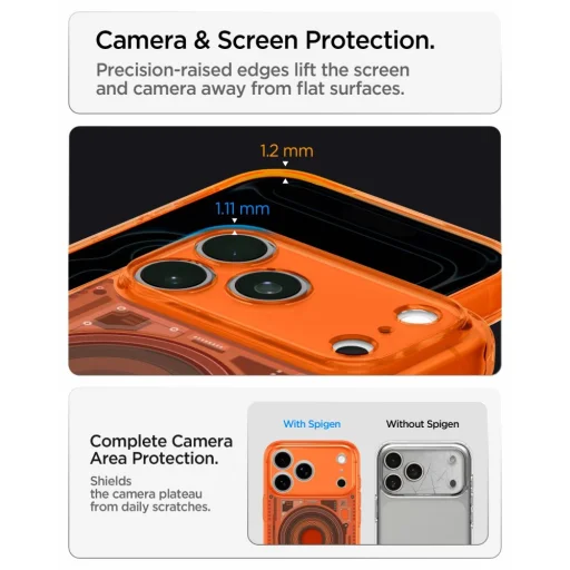 Apple iPhone 17 Pro Max / 18 Pro Max Tangerine oranžový zadný kryt Spigen Ultra Hybrid MagSafe - 13