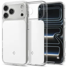 iPhone 17 Pro Max / 18 Pro Max lesklé biele puzdro Spigen Ultra Hybrid T MagSafe