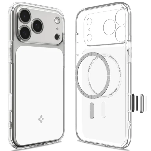 iPhone 17 Pro Max / 18 Pro Max lesklé biele puzdro Spigen Ultra Hybrid T MagSafe - 2