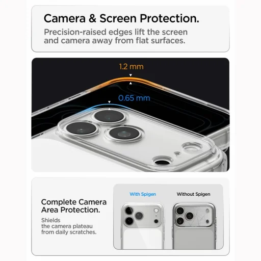 iPhone 17 Pro Max / 18 Pro Max lesklé biele puzdro Spigen Ultra Hybrid T MagSafe - 12