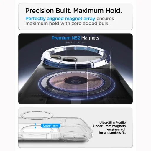 iPhone 17 Pro Max / 18 Pro Max lesklé biele puzdro Spigen Ultra Hybrid T MagSafe - 10