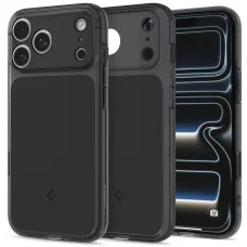Apple iPhone 17 Pro / 18 Pro matné čierne puzdro Spigen Ultra Hybrid T MagSafe