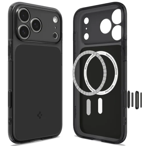 Apple iPhone 17 Pro / 18 Pro matné čierne puzdro Spigen Ultra Hybrid T MagSafe - 2