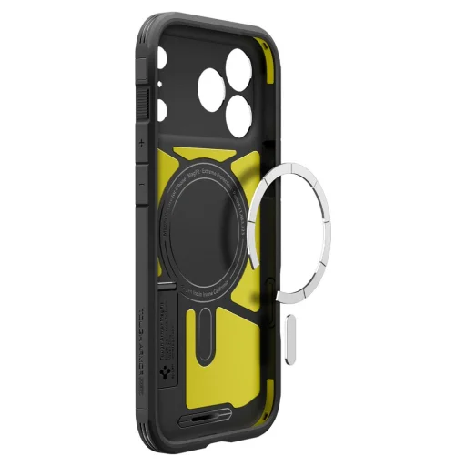 Apple iPhone 17 Pro / 18 Pro čierne Spigen Tough Armor T MagSafe hybridné odolné puzdro so stojanom - 6