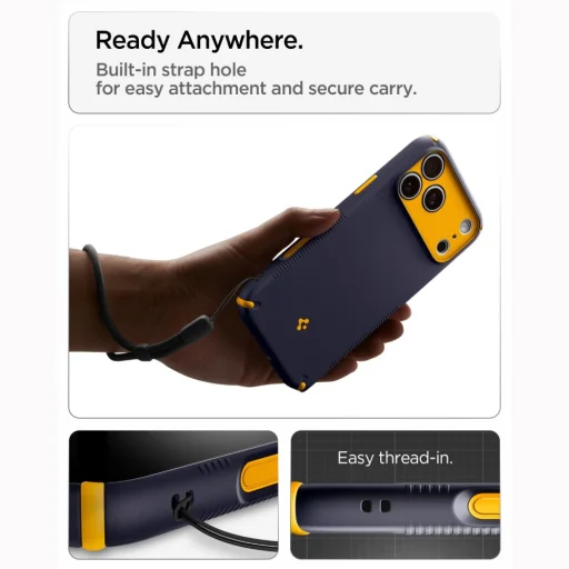 Apple iPhone 17 Pro / 18 Pro tmavomodrý Spigen Nano Pop Hybrid MagSafe zadný kryt - 14