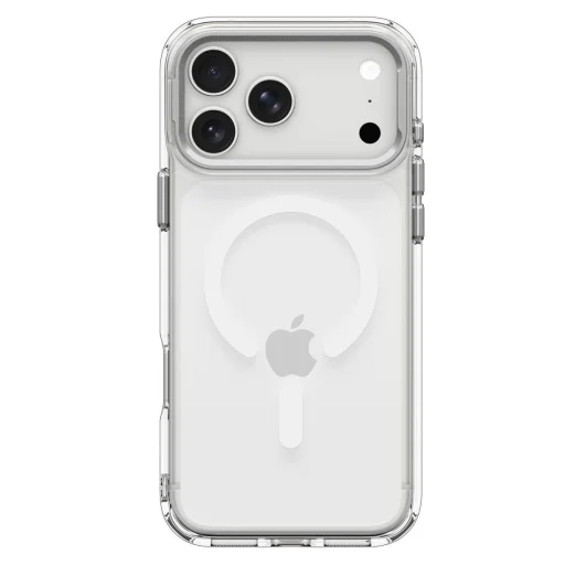 iPhone 17 Pro / 18 Pro priehľadné / strieborné puzdro Spigen Ultra Hybrid Optik S MagSafe - 3