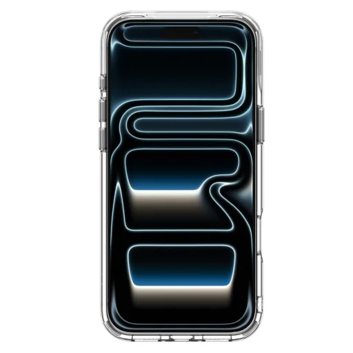 iPhone 17 Pro / 18 Pro priehľadné / strieborné puzdro Spigen Ultra Hybrid Optik S MagSafe - 4
