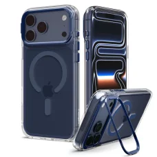 Apple iPhone 17 Pro Max / 18 Pro Max priehľadné / tmavomodré puzdro Spigen Ultra Hybrid Optik S MagSafe