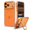 iPhone 17 Pro / 18 Pro priehľadný / oranžový kryt Spigen Ultra Hybrid Optik S MagSafe thumbnail