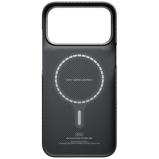 iPhone 18 Pro Max / 17 Pro Max čierno-sivé ochranné puzdro PITAKA Edge Case - 3