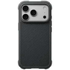 iPhone 18 Pro / 17 Pro čierno-sivé ochranné puzdro PITAKA Cairn Case