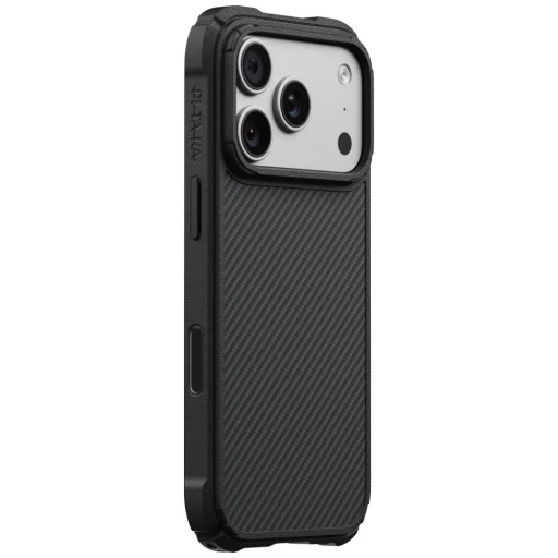 iPhone 18 Pro / 17 Pro čierno-sivé ochranné puzdro PITAKA Cairn Case - 2