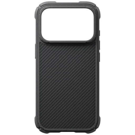 iPhone 18 Pro / 17 Pro čierno-sivé ochranné puzdro PITAKA Cairn Case - 3
