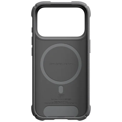 iPhone 18 Pro / 17 Pro čierno-sivé ochranné puzdro PITAKA Cairn Case - 6