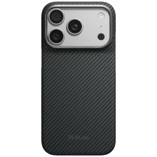 iPhone 18 Pro / 17 Pro čierno-sivý ochranný kryt PITAKA Edge Case