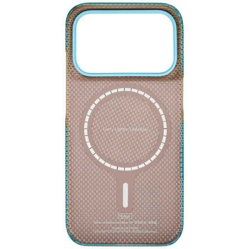 iPhone 18 Pro / 17 Pro modrý PITAKA Edge MagSafe aramidový kryt - 5