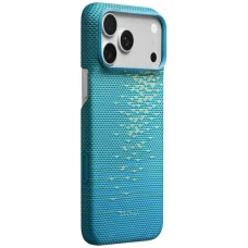 Modré puzdro PITAKA Edge MagSafe pre iPhone 18 Pro Max / 17 Pro Max
