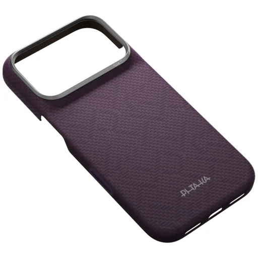 iPhone 18 Pro / 17 Pro Charoite fialový PITAKA Edge Case PTK Weaving MagSafe kryt - 5