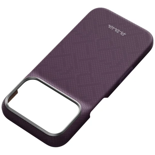 iPhone 18 Pro / 17 Pro Charoite fialový PITAKA Edge Case PTK Weaving MagSafe kryt - 6