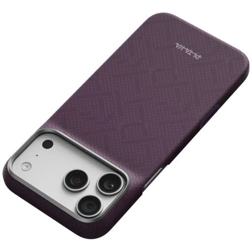 iPhone 18 Pro Max / 17 Pro Max fialové PITAKA Edge PTK Weaving MagSafe puzdro - 4