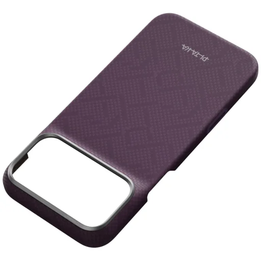 iPhone 18 Pro Max / 17 Pro Max fialové PITAKA Edge PTK Weaving MagSafe puzdro - 5