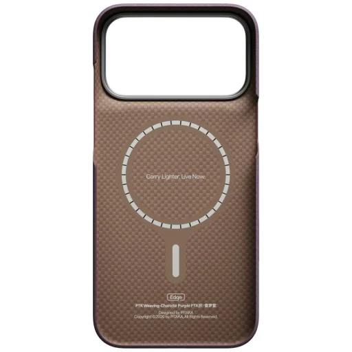 iPhone 18 Pro Max / 17 Pro Max fialové PITAKA Edge PTK Weaving MagSafe puzdro - 7