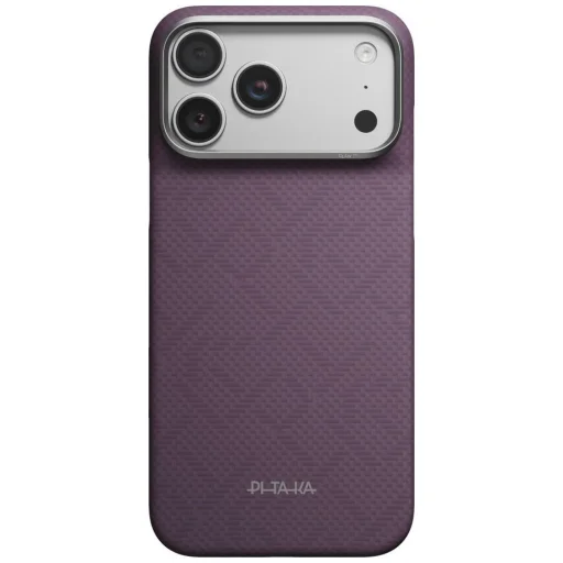 iPhone 18 Pro Max / 17 Pro Max fialové PITAKA Edge PTK Weaving MagSafe puzdro - 2