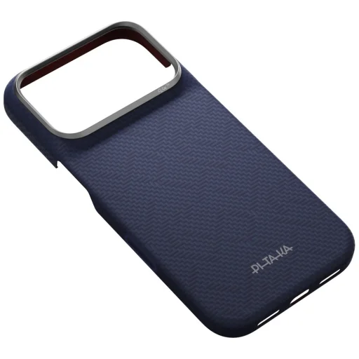 iPhone 18 Pro / 17 Pro modrý PITAKA Edge PTK Weaving-Sapphire MagSafe kryt - 5