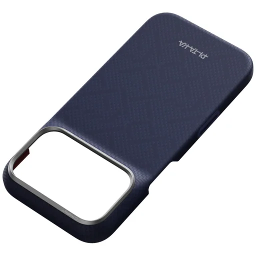 iPhone 18 Pro / 17 Pro modrý PITAKA Edge PTK Weaving-Sapphire MagSafe kryt - 6