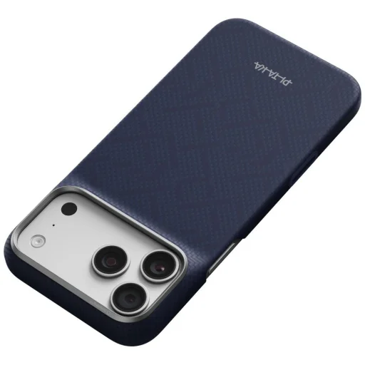 Apple iPhone 18 Pro Max / 17 Pro Max modrý PITAKA Edge Case PTK Weaving MagSafe kryt - 3