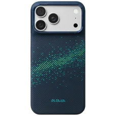 Apple iPhone 18 Pro Max / 17 Pro Max modrý PITAKA Edge Milky Way Galaxy 2.0 ochranný kryt