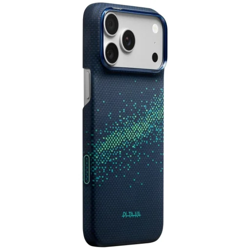 Apple iPhone 18 Pro Max / 17 Pro Max modrý PITAKA Edge Milky Way Galaxy 2.0 ochranný kryt - 2