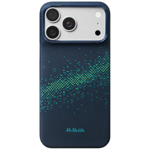 Apple iPhone 18 Pro Max / 17 Pro Max modrý PITAKA Edge Milky Way Galaxy 2.0 ochranný kryt - 5