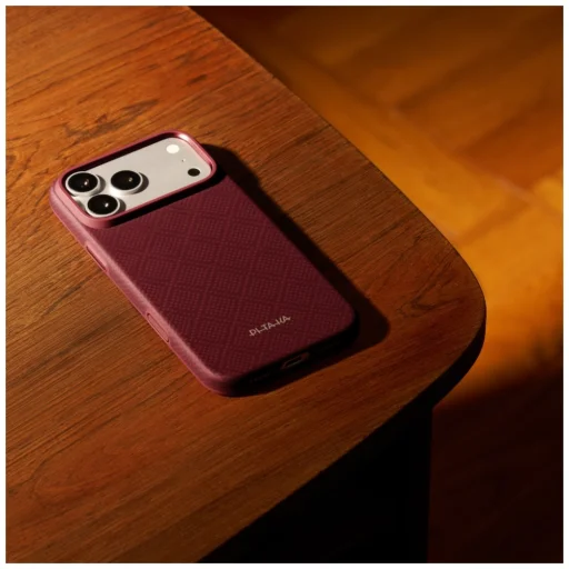 iPhone 18 Pro Max / 17 Pro Max bordové puzdro PITAKA Summa Case - 8