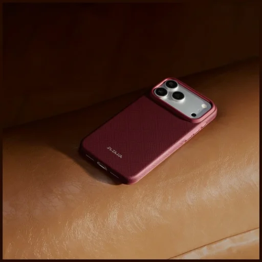 iPhone 18 Pro Max / 17 Pro Max bordové puzdro PITAKA Summa Case - 9