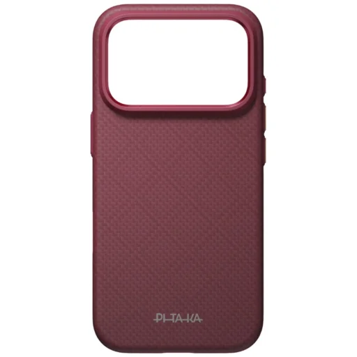 iPhone 18 Pro / 17 Pro Bordó PITAKA Summa Case védőtok - 3