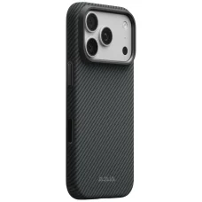 iPhone 18 Pro / 17 Pro čierno-sivé ochranné puzdro PITAKA Summa Case