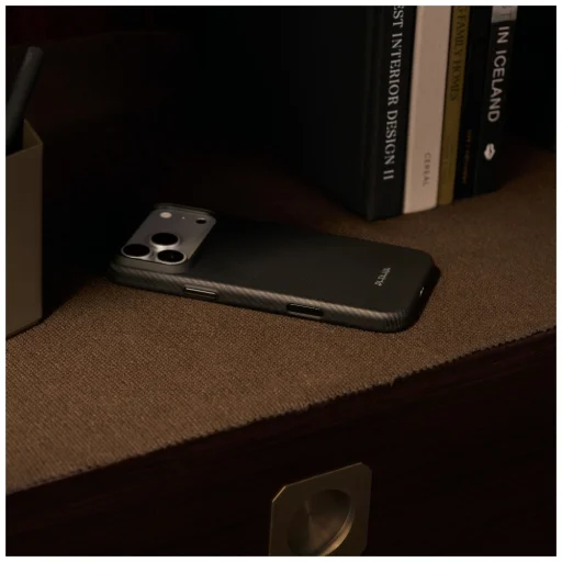 Apple iPhone 18 Pro Max / 17 Pro Max čierno-sivý ochranný kryt PITAKA Summa Case - 9